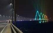 Philips turns modern Hanoi bridge into a colorful light display