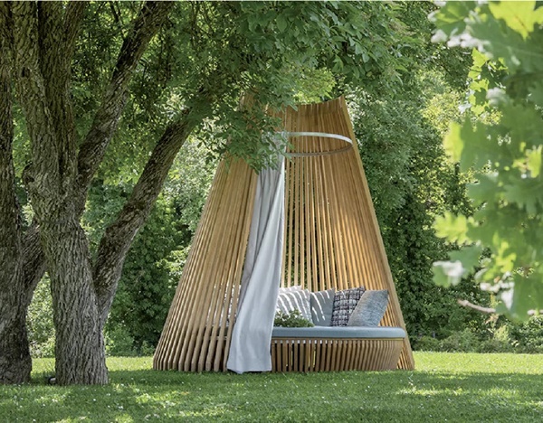 This Modern Outdoor Lounge Draws Inspiration From The Shape Of A Tipi